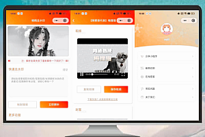 去水印小程序源码修复版:内置接口+第三方接口完美支持