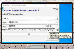微软最新Hasleo Windows ISO Downloader v2.4 汉化绿色版镜像工具