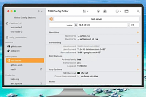 SSH 配置编辑器工具 SSH Config Editor Pro for Mac 2.6.3 免注册版