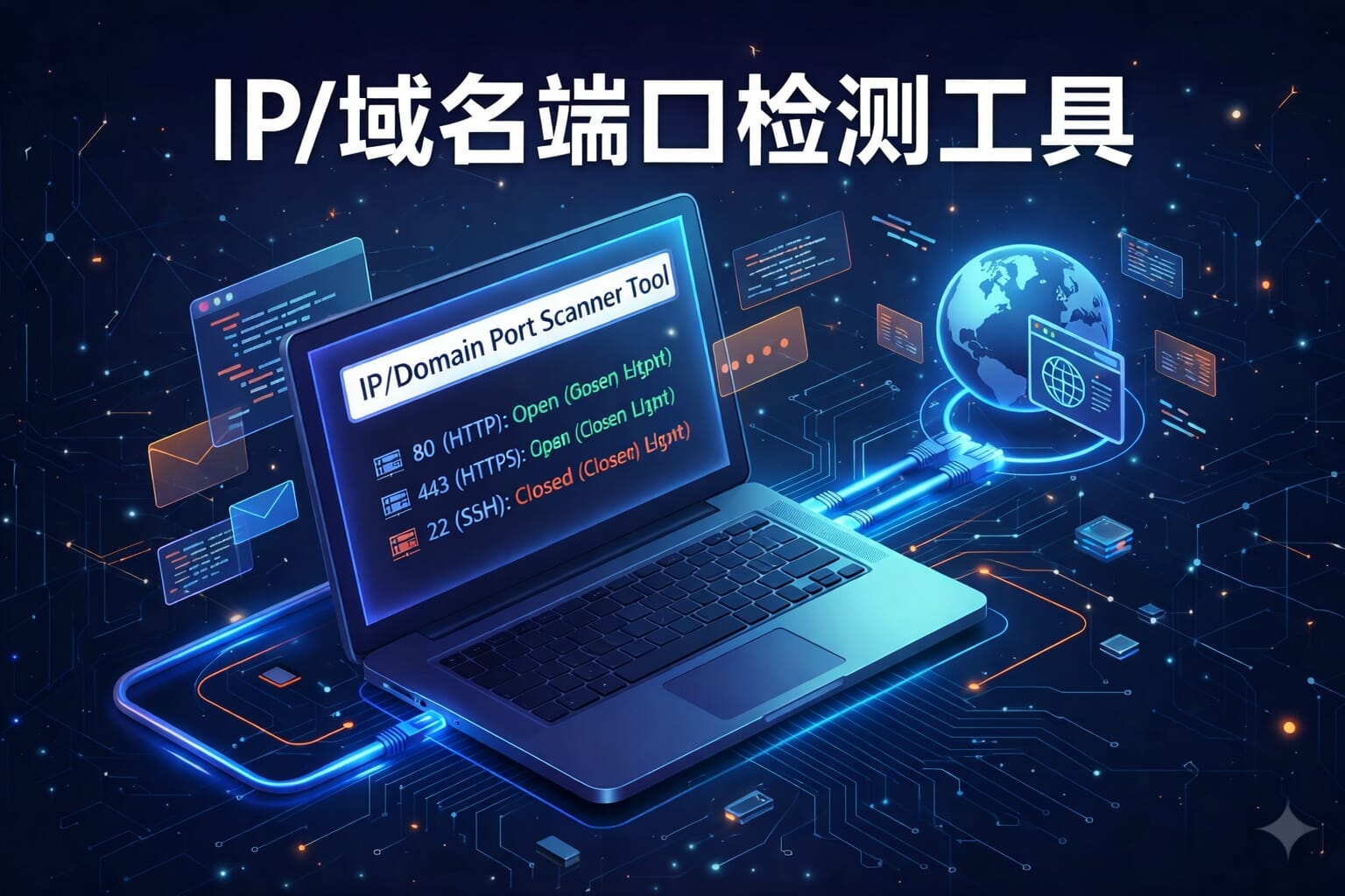 IP / 域名端口在线检测工具 IP / 域名端口在线检测工具