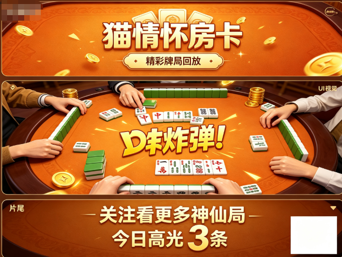 棋牌游戏短视频搭建实战:用 Python 自动化生成“猫情怀房卡”精彩集锦 棋牌游戏短视频搭建实战:用 Python 自动化生成“猫情怀房卡”精彩集锦
