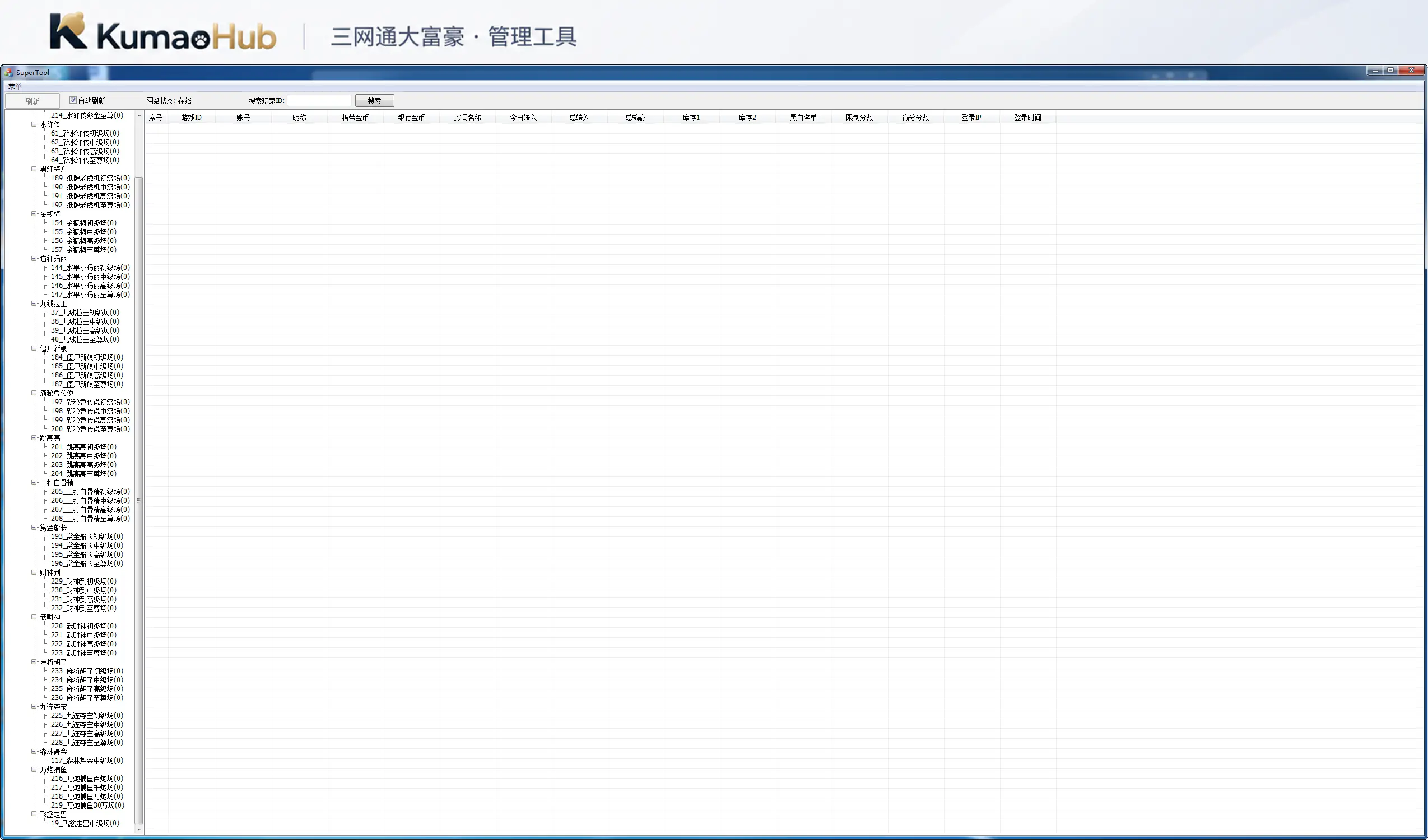 网狐系列三网通大富豪:多端资源、界面焕新与搭建说明 网狐系列三网通大富豪:多端资源、界面焕新与搭建说明